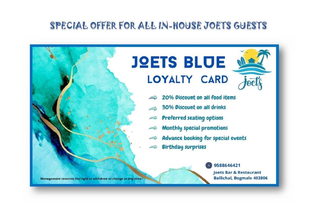 Joets Guesthouse Bogmalo Bagian luar foto